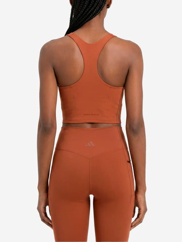 ADIDAS ORIGINALS Adidas x Entire Studios Optime Training Medium Support Bra Tank Ruggine