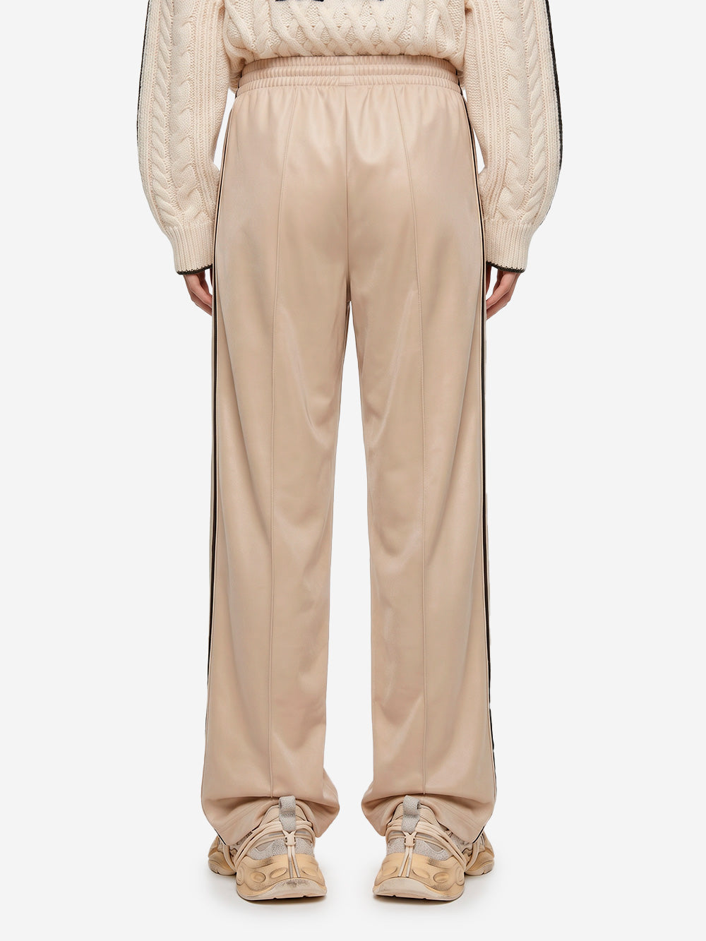 ADIDAS ORIGINALS Pantaloni loose 'Firebird' beige con stripes nere Beige Urbanstaroma