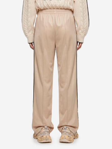 ADIDAS ORIGINALS Pantaloni loose 'Firebird' beige con stripes nere Beige