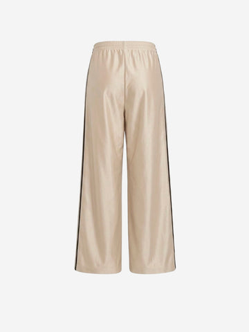 ADIDAS ORIGINALS Pantaloni loose 'Firebird' beige con stripes nere Beige