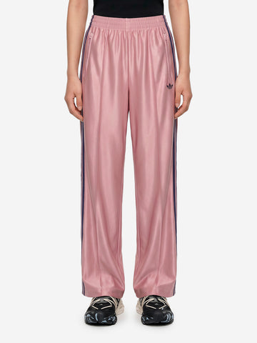 ADIDAS ORIGINALS Pantaloni loose 'Firebird' rosa con stripes nere Rosa