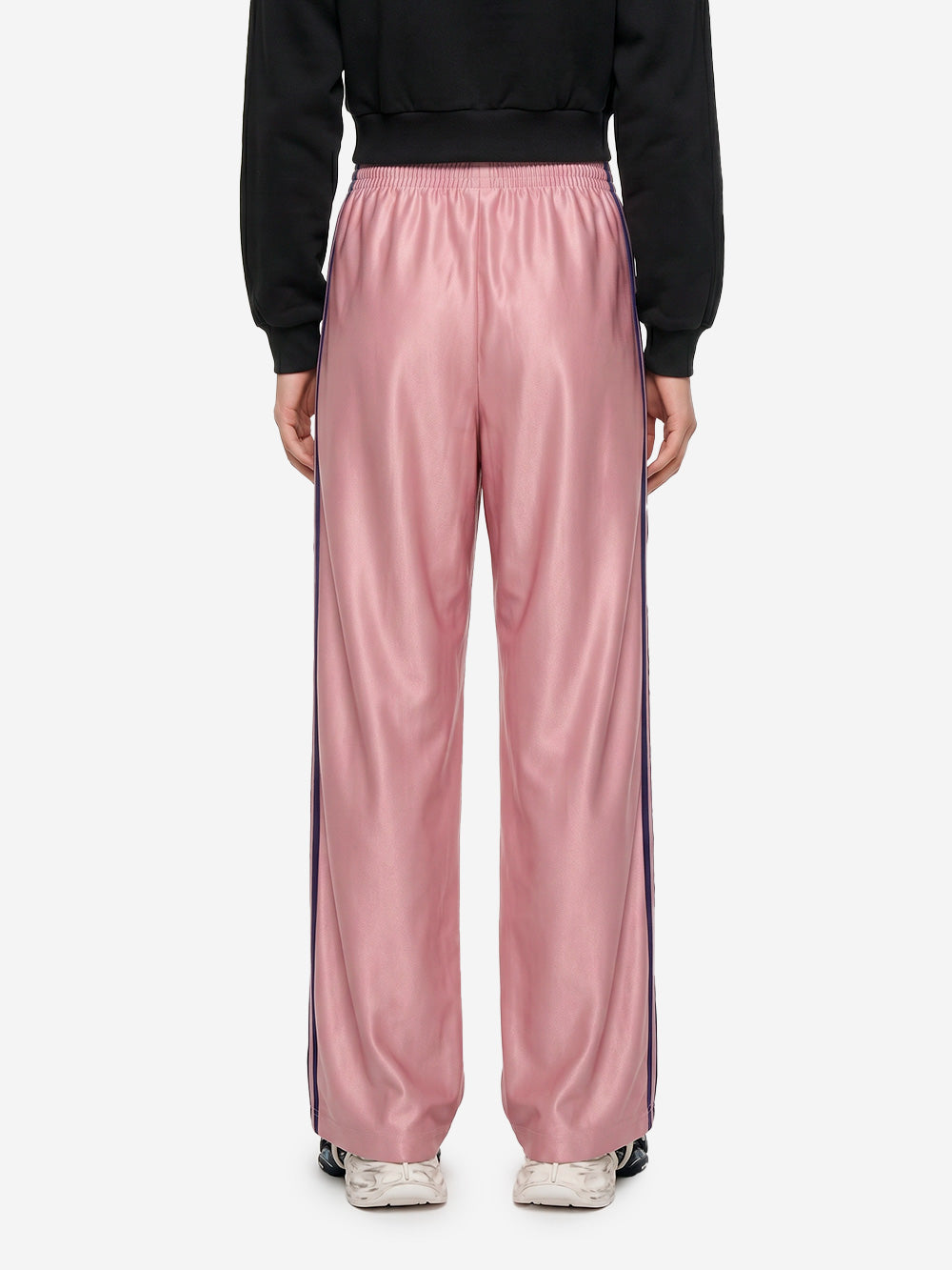 ADIDAS ORIGINALS Pantaloni loose 'Firebird' rosa con stripes nere Rosa Urbanstaroma