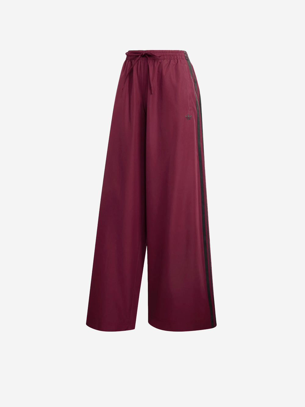 ADIDAS ORIGINALS Pantaloni track bordeaux Firebird con stripes nere Bordeaux Urbanstaroma