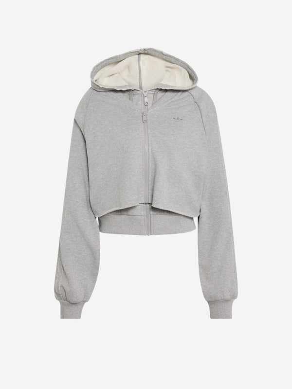 ADIDAS SST Double-Layer Gray Hooded Sweatshirt KT1921 | Urbanstaroma
