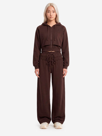ADIDAS ORIGINALS Felpa marrone con cappuccio SST Double Front Marrone