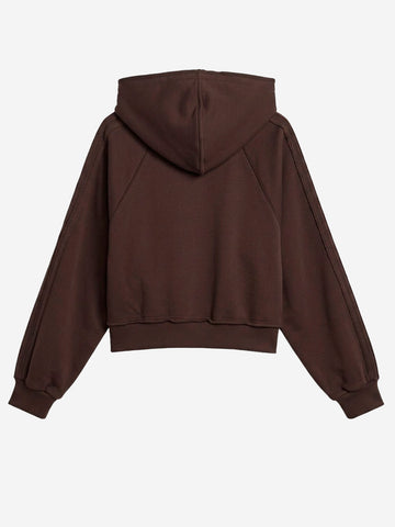 ADIDAS ORIGINALS Felpa marrone con cappuccio SST Double Front Marrone