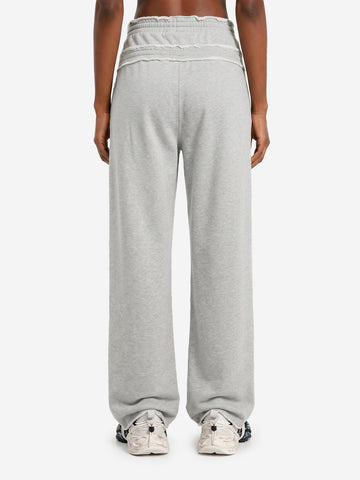 ADIDAS ORIGINALS Pantaloni SST Double Waisted grigi Grigio