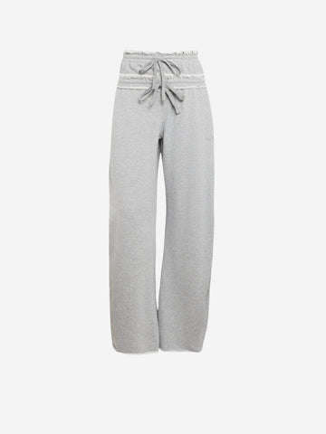 ADIDAS ORIGINALS Pantaloni SST Double Waisted grigi Grigio