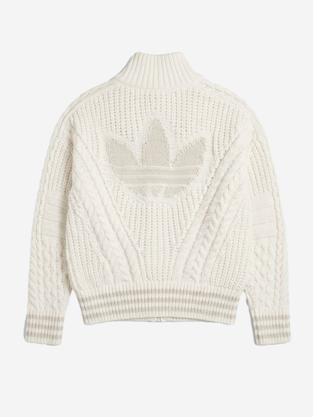 ADIDAS ORIGINALS Giacca Firebird bianca in maglia intrecciata Bianco Urbanstaroma