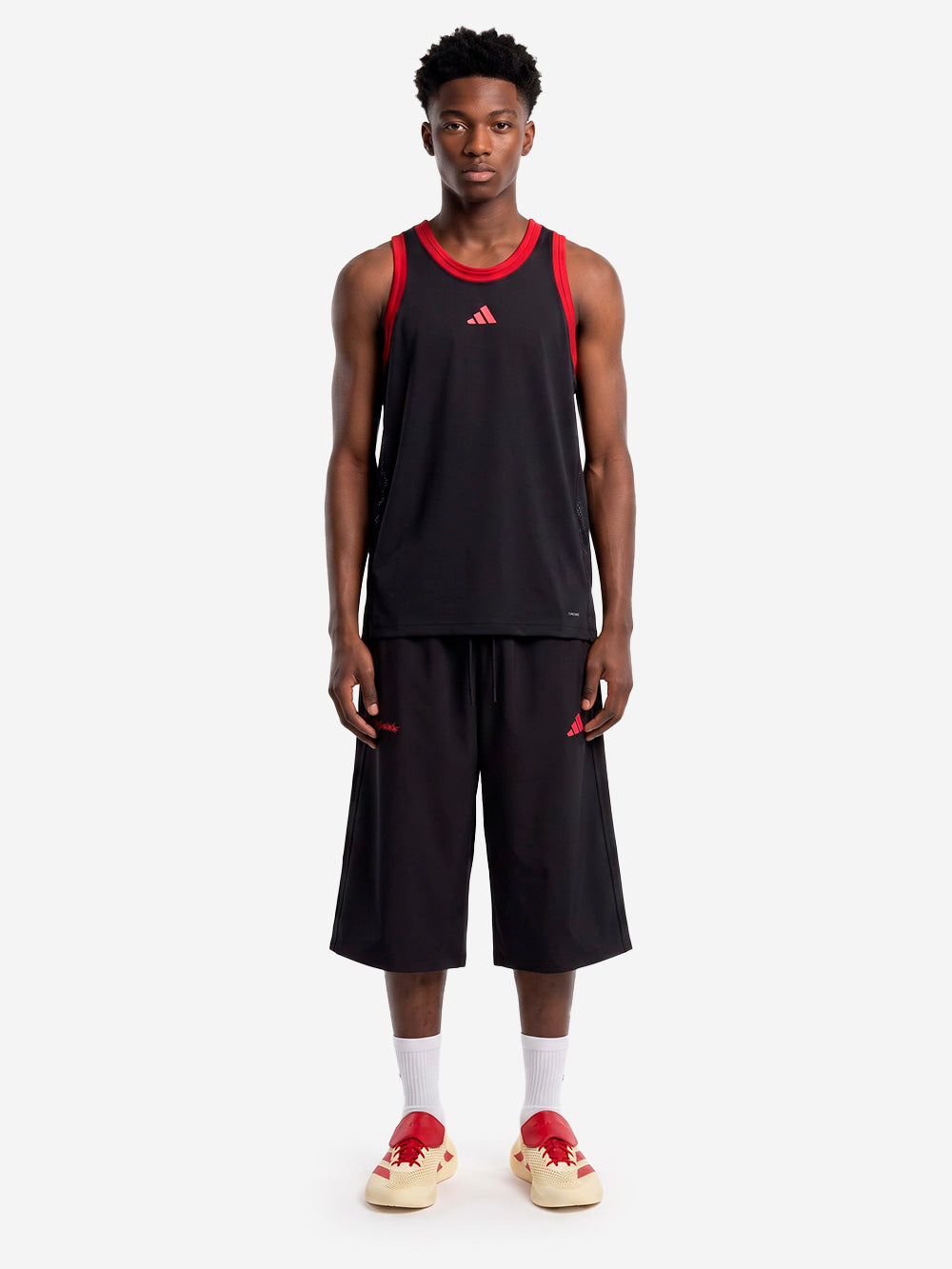 ADIDAS ORIGINALS Canottiera in jersey x Tyrell Winston Nero Urbanstaroma