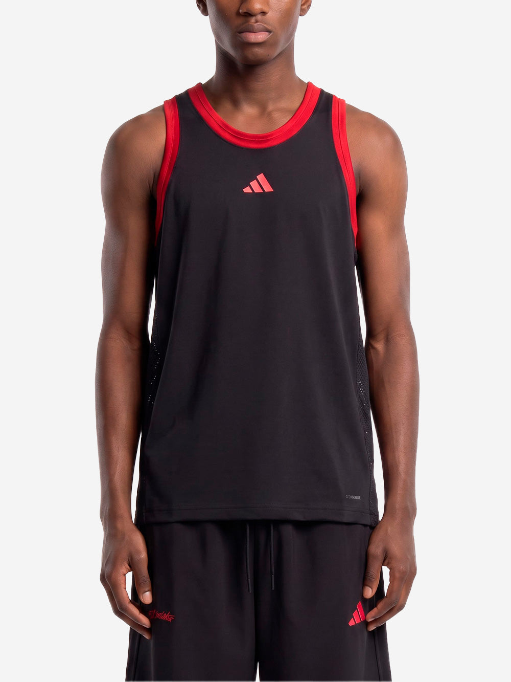 ADIDAS ORIGINALS Canottiera in jersey x Tyrell Winston Nero Urbanstaroma