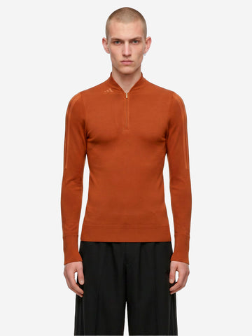 ADIDAS T-shirt a maniche lunghe uniform flatknit x Entire Studios arancione