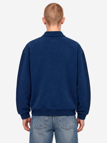 ADIDAS ORIGINALS SFTM X ADIDAS 008 Polo a maniche lunghe Blu