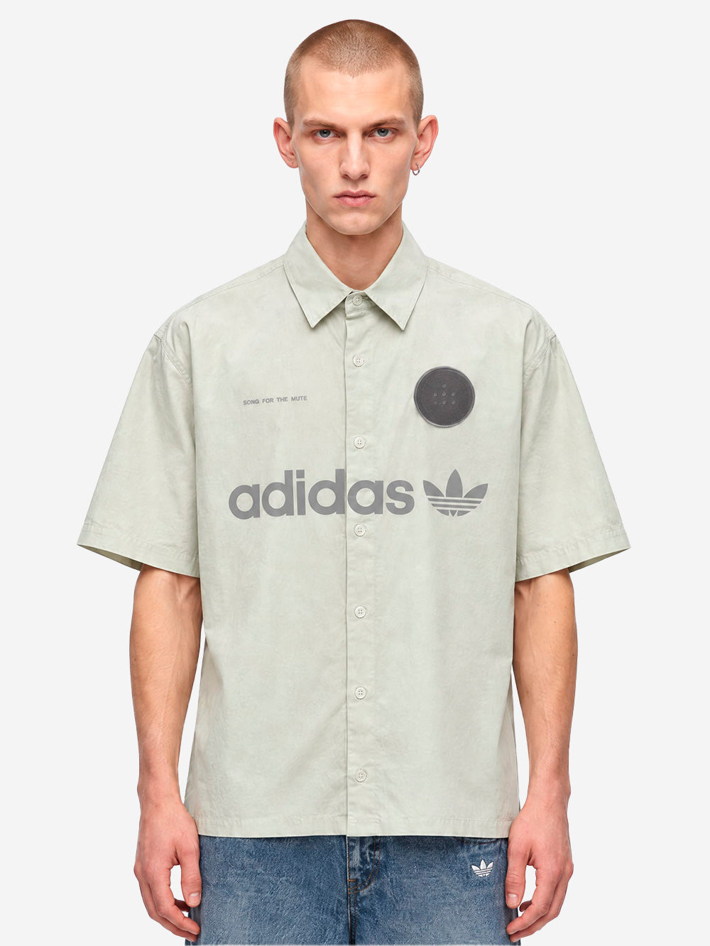 ADIDAS ORIGINALS x SFTM 008 Camicia a maniche corte Crema Urbanstaroma
