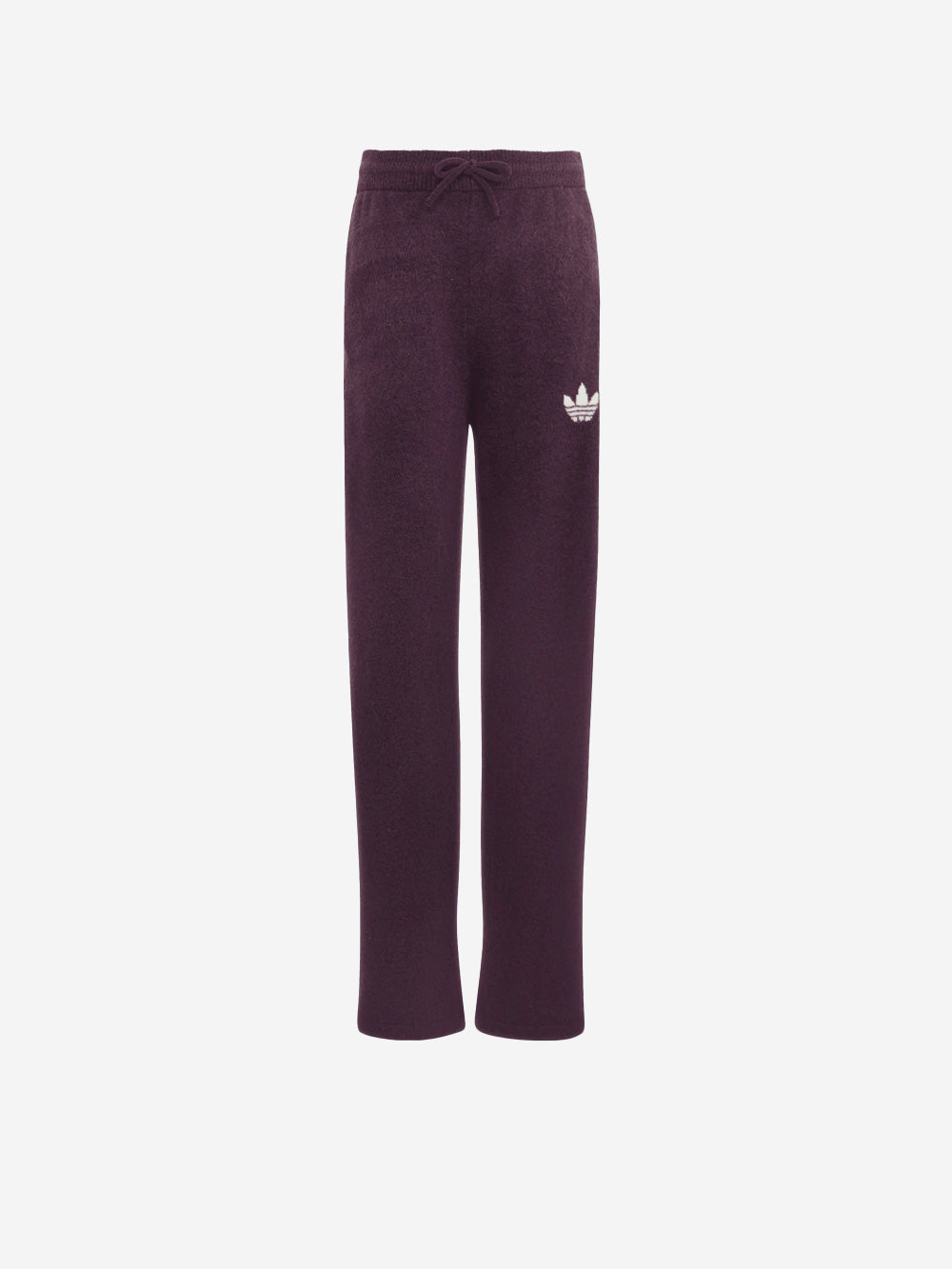 ADIDAS ORIGINALS Pantaloni ESS Knit bordeaux con bordature a contrasto Bordeau Urbanstaroma
