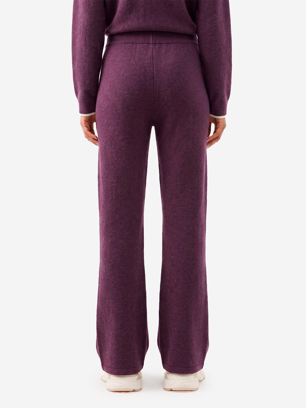 ADIDAS ORIGINALS Pantaloni ESS Knit bordeaux con bordature a contrasto Bordeau Urbanstaroma