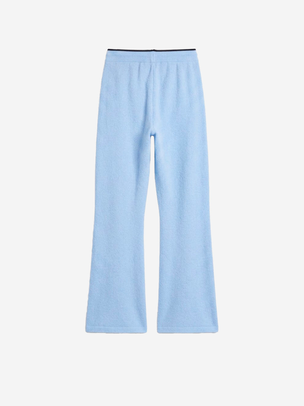 ADIDAS ORIGINALS Pantaloni ESS Knit celesti con bordature a contrasto Celeste Urbanstaroma