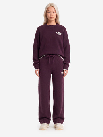 ADIDAS ORIGINALS Maglione girocollo bordeaux ESS Knit Tipping Bordeaux