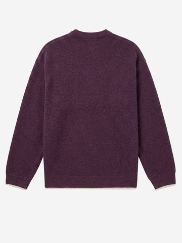 ADIDAS ORIGINALS Maglione girocollo bordeaux ESS Knit Tipping Bordeaux