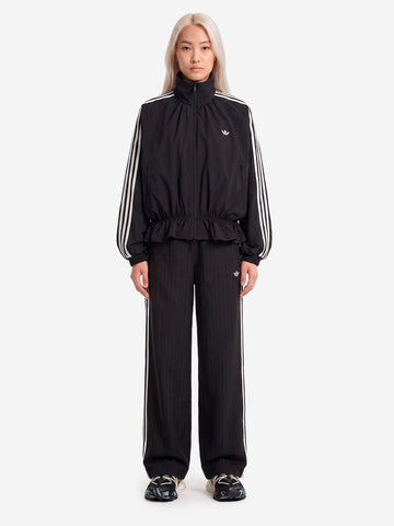 ADIDAS ORIGINALS Giacca oversize Blousy nera con balze sull'orlo Nero