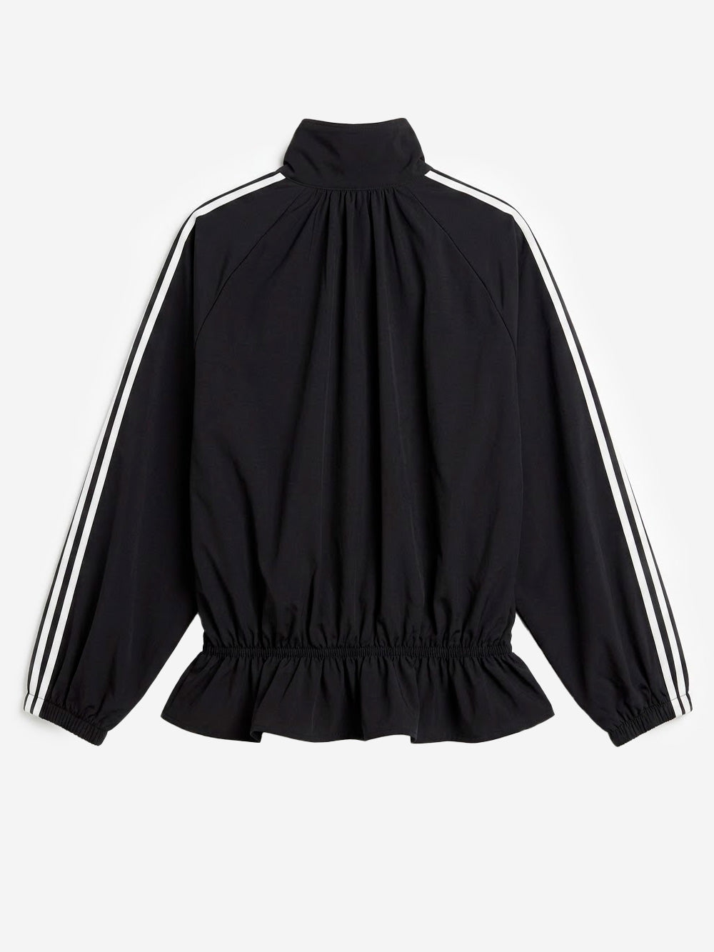 ADIDAS ORIGINALS Giacca oversize Blousy nera con balze sull'orlo Nero Urbanstaroma