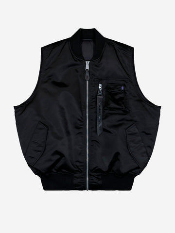 ALPHA INDUSTRIES Gilet reversibile MA-1 Base UV nero