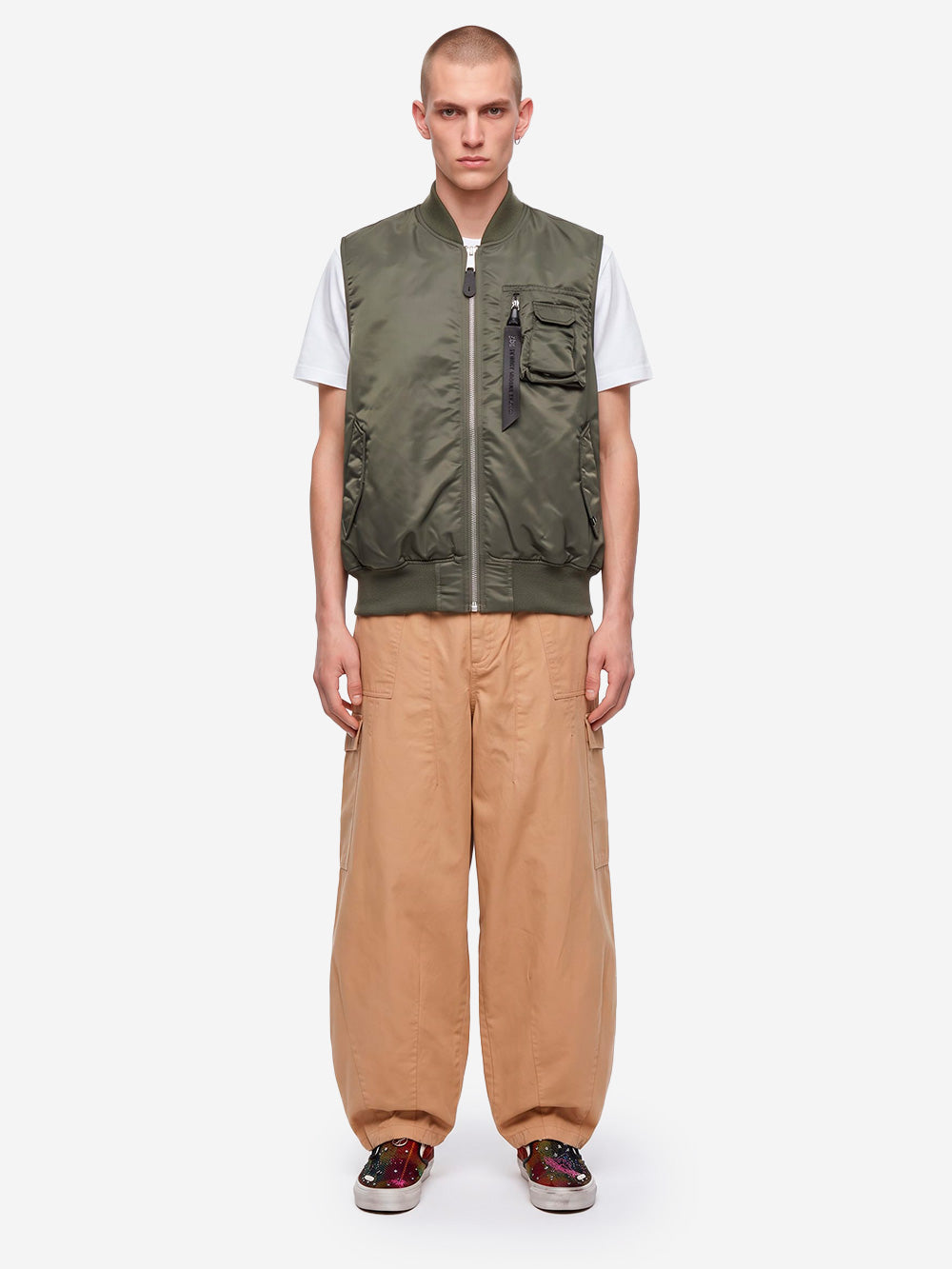ALPHA INDUSTRIES Gilet reversibile MA-1 Base UV verde Verde Oliva Urbanstaroma
