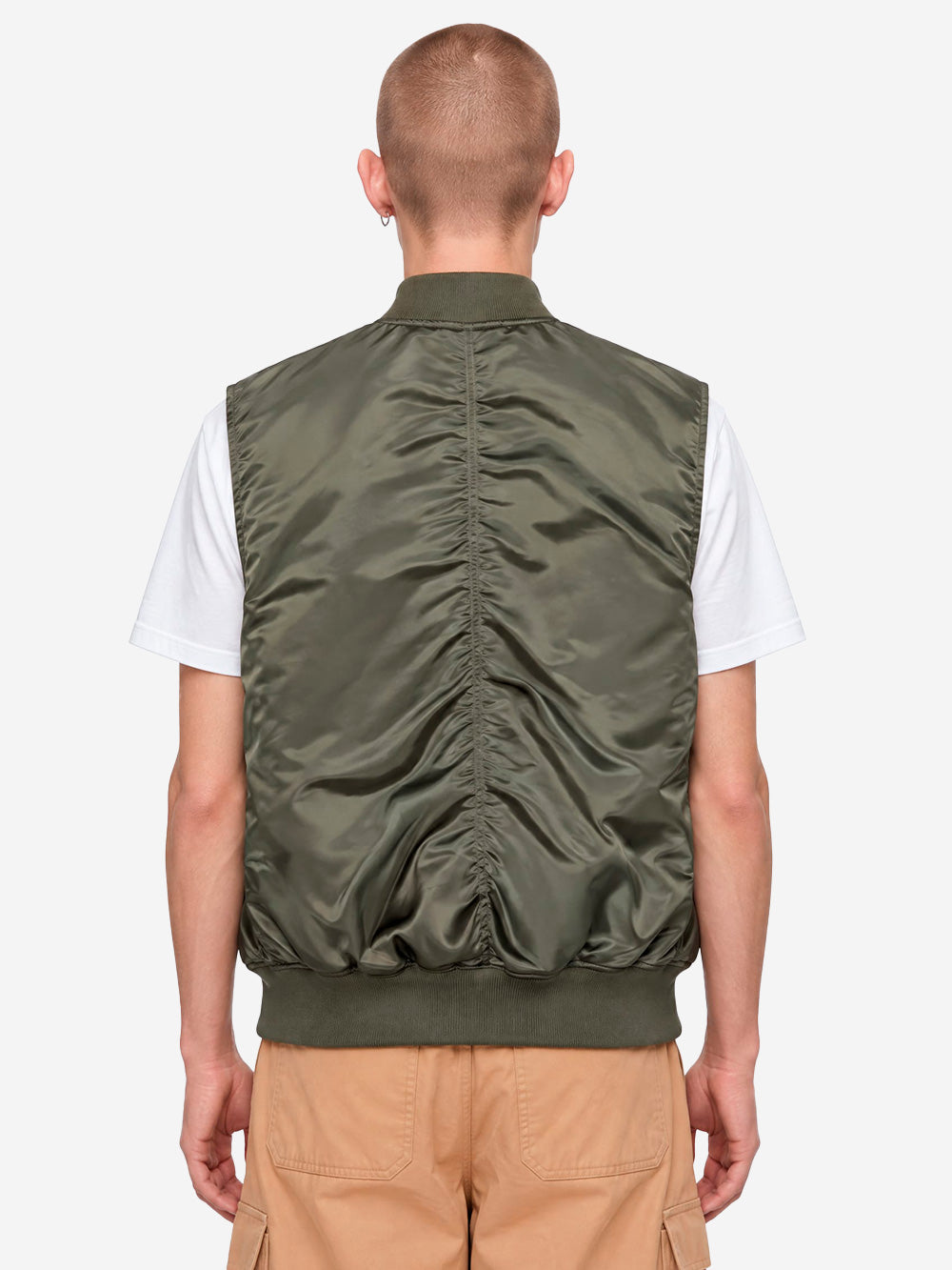 ALPHA INDUSTRIES Gilet reversibile MA-1 Base UV verde Verde Oliva Urbanstaroma
