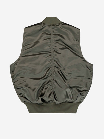 ALPHA INDUSTRIES Gilet reversibile MA-1 Base UV verde Verde Oliva