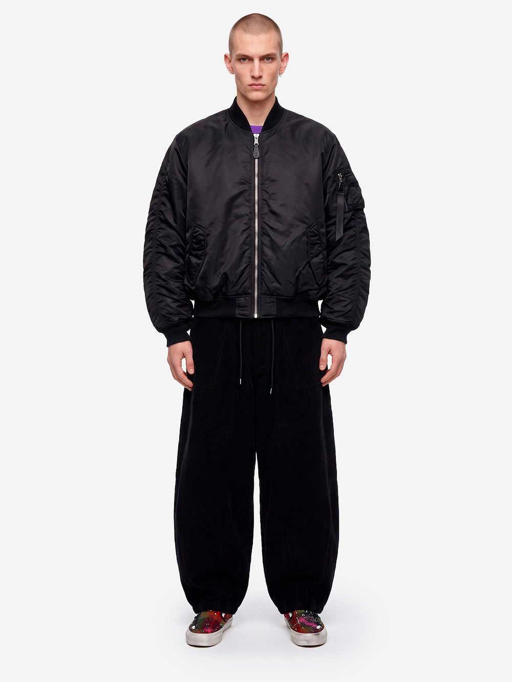ALPHA INDUSTRIES Giacca bomber nera MA-1 UV Nero Urbanstaroma