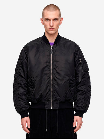 ALPHA INDUSTRIES Giacca bomber nera MA-1 UV Nero