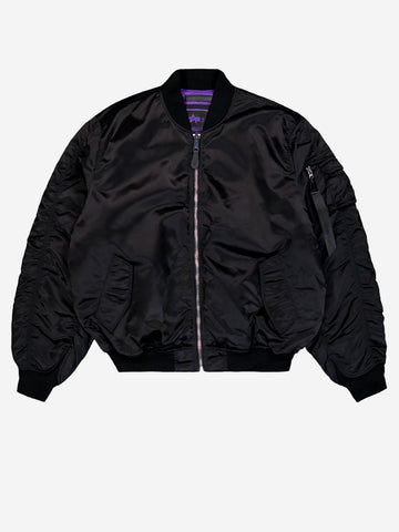 ALPHA INDUSTRIES Giacca bomber nera MA-1 UV Nero