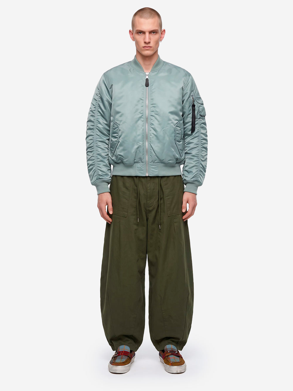 ALPHA INDUSTRIES Giacca bomber grigio MA-1 UV Metallo Urbanstaroma