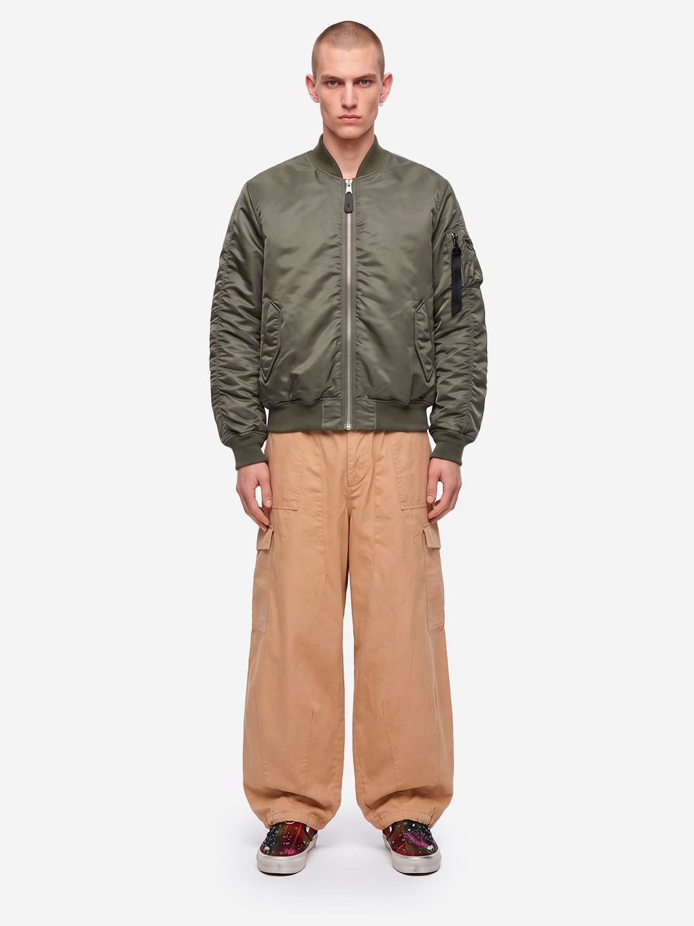 ALPHA INDUSTRIES Giacca bomber verde MA-1 UV Verde Oliva Urbanstaroma