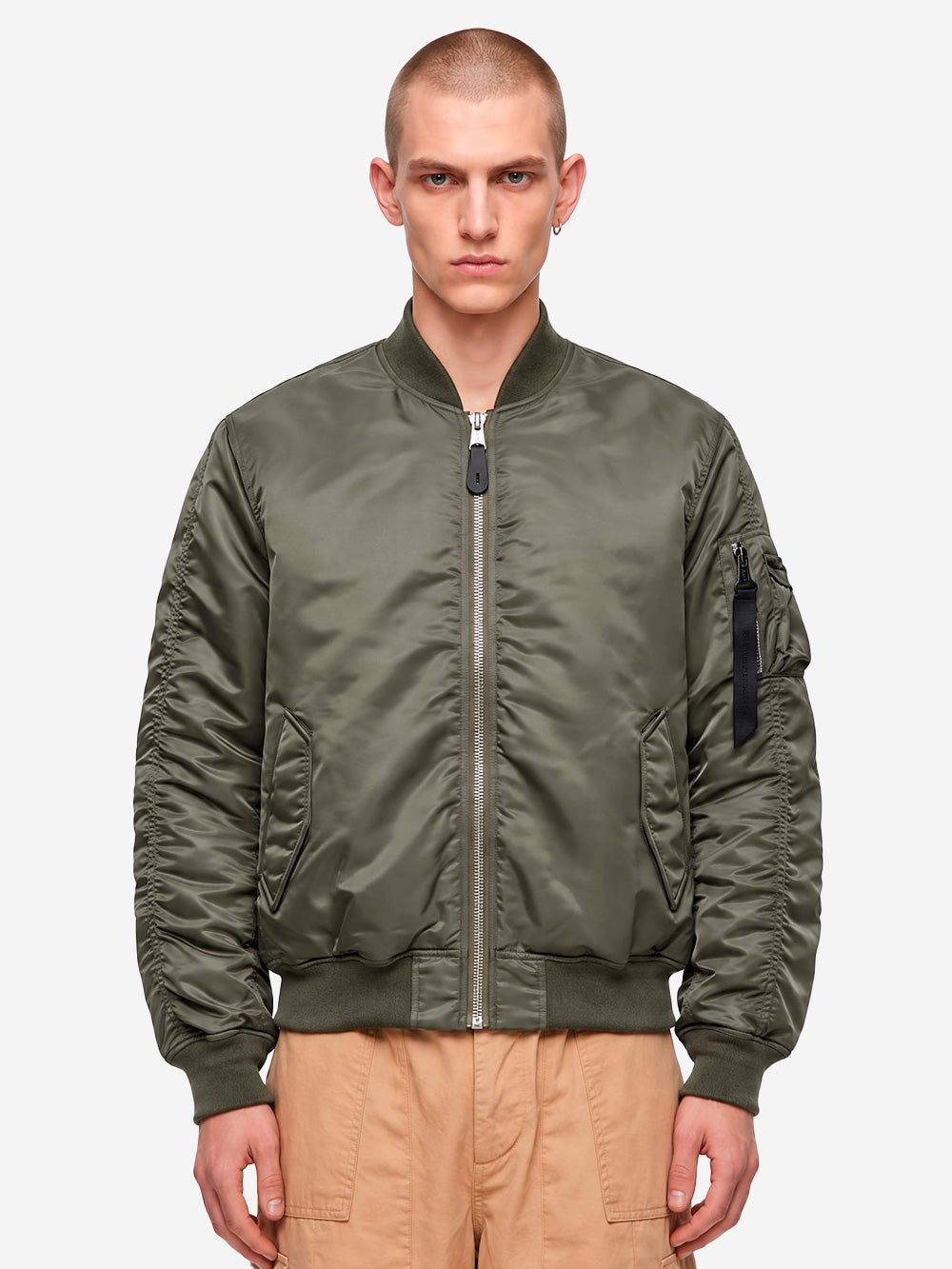 ALPHA INDUSTRIES Giacca bomber verde MA-1 UV Verde Oliva Urbanstaroma