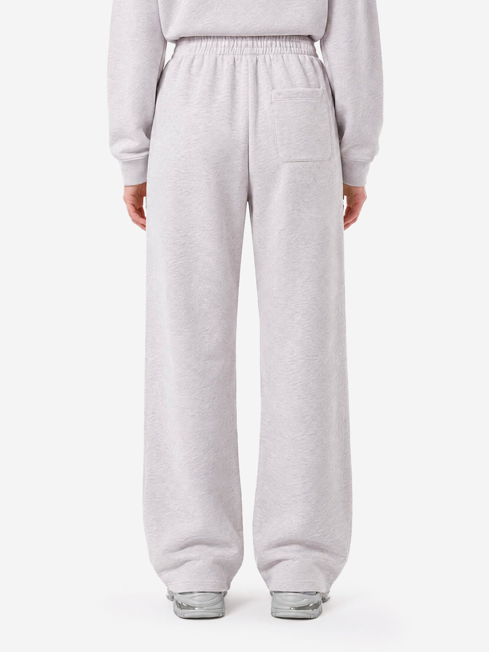 AMERICAN VINTAGE Pantaloni joggers grigi in felpa di cotone elasticizzato Ghiaccio Urbanstaroma