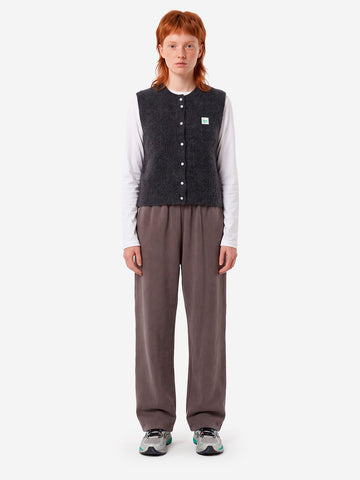 AMERICAN VINTAGE Gilet antracite in misto alpaca Grigio antracite