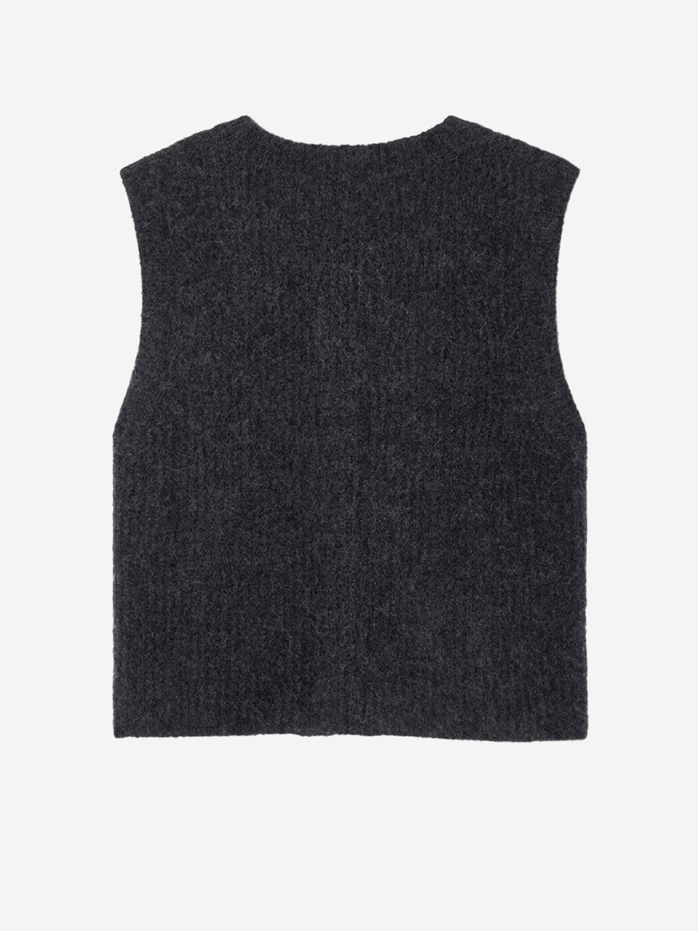 AMERICAN VINTAGE Gilet antracite in misto alpaca Grigio antracite Urbanstaroma