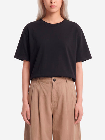 AMERICAN VINTAGE T-shirt nera oversize Nero