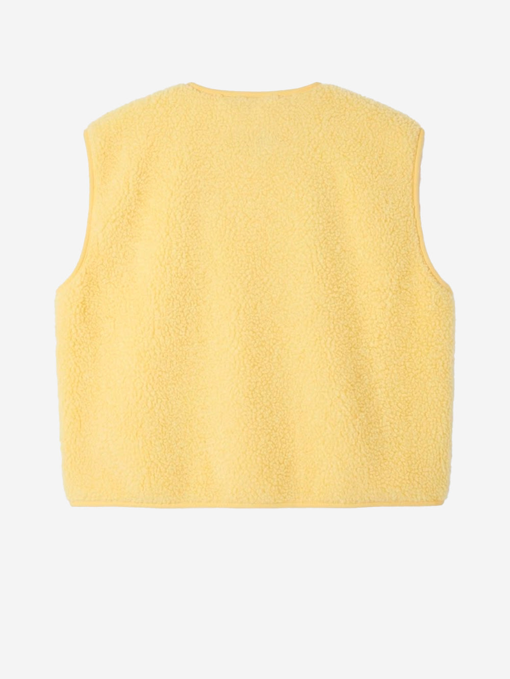 AMERICAN VINTAGE Gilet ampio giallo in pile Giallo Urbanstaroma