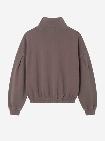 AMERICAN VINTAGE Felpa con collo alto Grigio