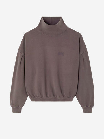 AMERICAN VINTAGE Felpa con collo alto Grigio