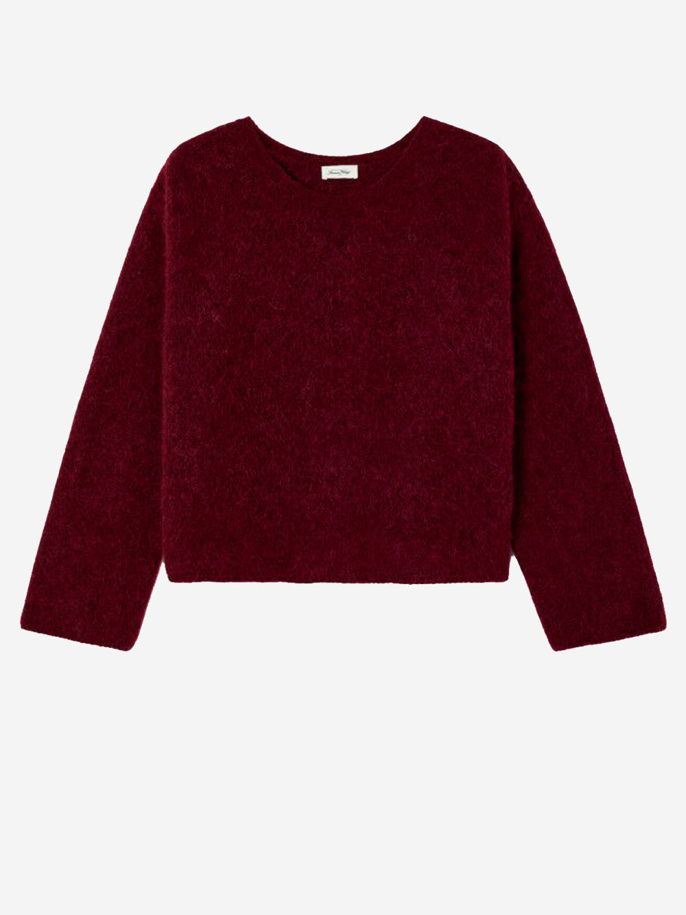 AMERICAN VINTAGE Maglione bordeaux in misto lana con collo rotondo Bordeau Urbanstaroma