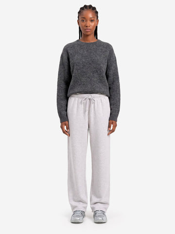 AMERICAN VINTAGE Maglione oversize grigio in misto alpaca Grigio