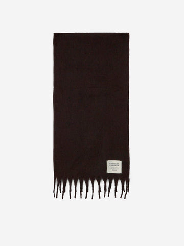 AMERICAN VINTAGE Sciarpa in misto lana nero Marrone