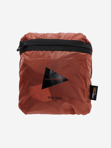 AND WANDER Borsa Tote in silnylon Bordeau