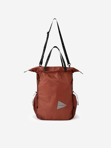 AND WANDER Borsa Tote in silnylon Bordeau