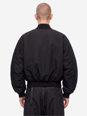 AND WANDER Bomber 'Flight' in misto nylon cordura Nero