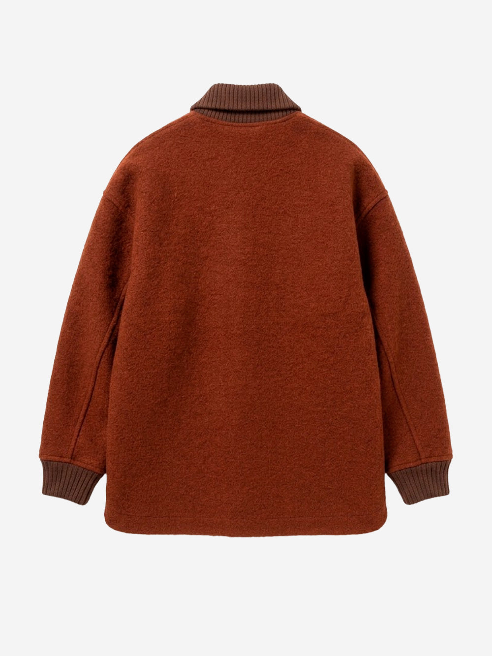 AND WANDER Giacca Lunga Wool Shaggy marrone Marrone Urbanstaroma