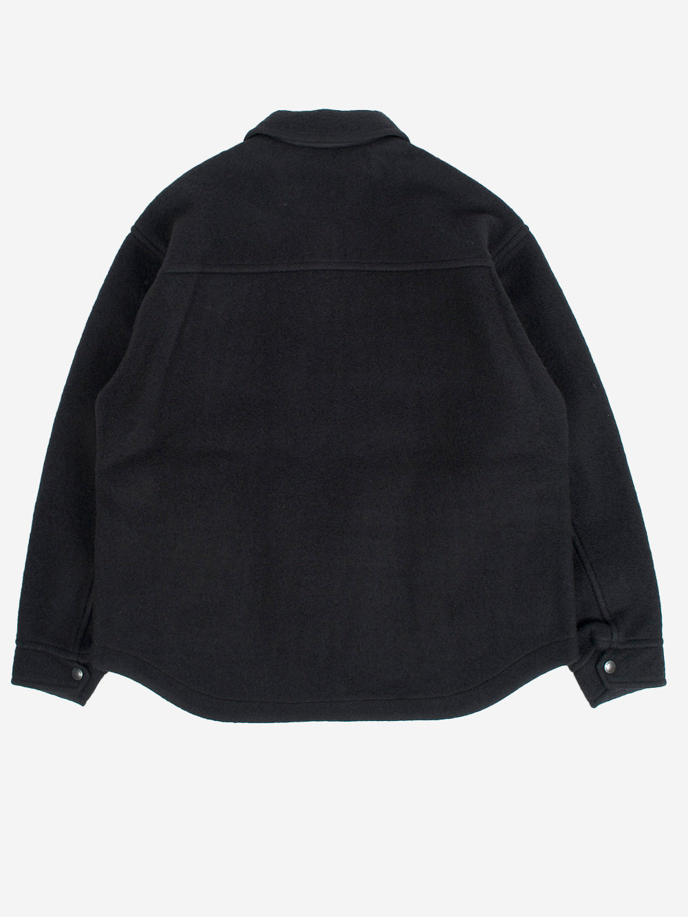 AND WANDER Giacca in misto lana 041 con zip Nero Urbanstaroma